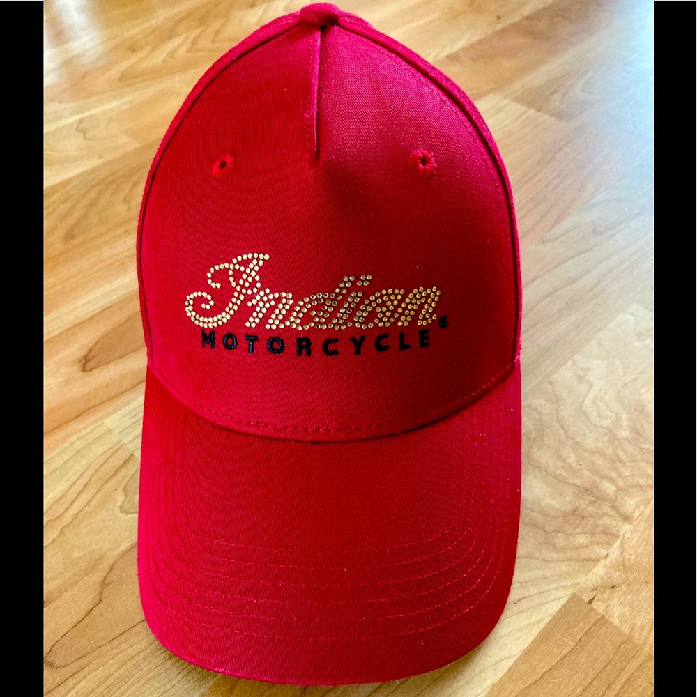 Red Indian Motorcycles women’s ball cap.